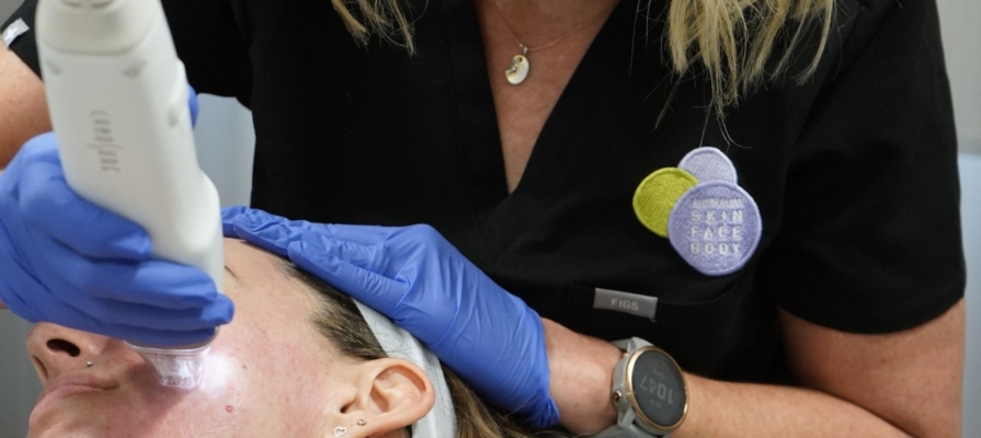 Ageing Skin - Actual Patient. Used with permission.